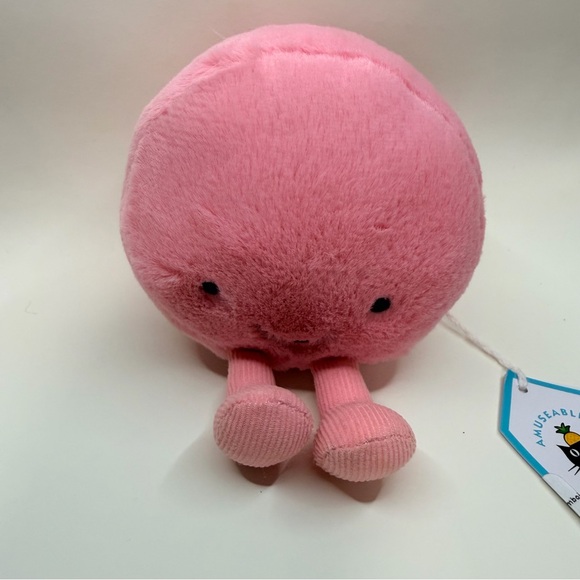 Jellycat Other - Jellycat Amuseables Peach Plush Soft Toy Pink Fruit Stuffed Animal NWT